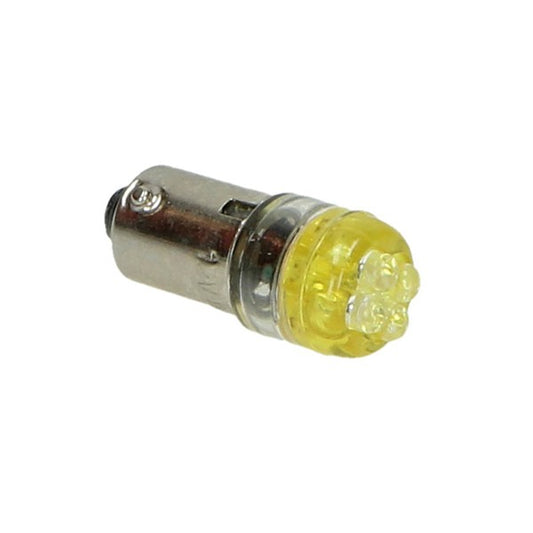 12V LED knipperlichtlamp BA9s oranje 10 leds voor Piaggio