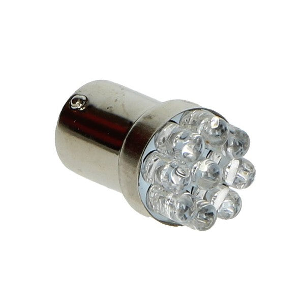 LED knipperlichtlamp BA15 oranje 12V - 1 stuk