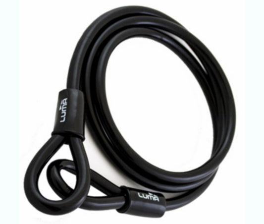 Luma kabelslot spiraal loop 1,8 m zwart