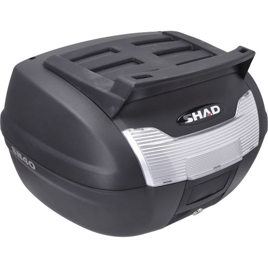 SHAD SH40 topkoffer 40L zwart met montageplaat en toprek