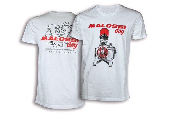 Malossi T-shirt wit maat M 4114514.F4