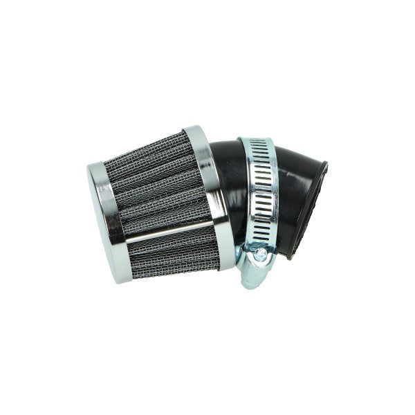 Powerfilter DMP universeel 45 graden conisch 30 mm chroom