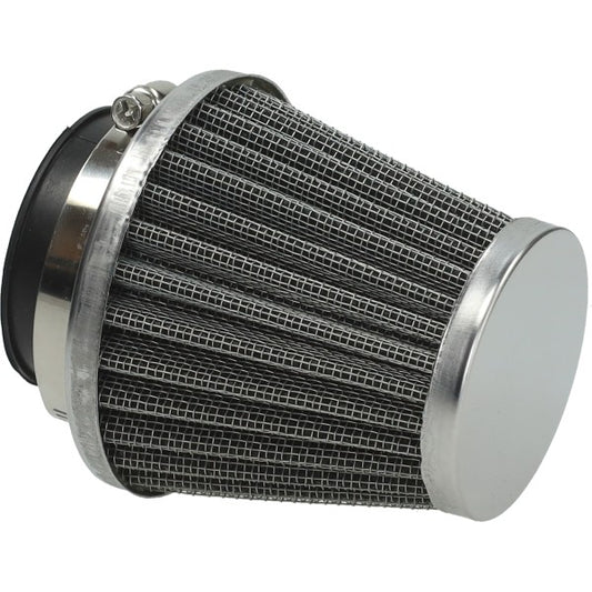 DMP Powerfilter recht universeel conisch 42 mm chroom