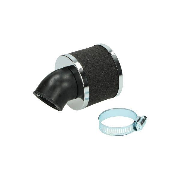 Powerfilter DMP 45 graden universeel 30-35 mm foam KP8 zwart/chroom