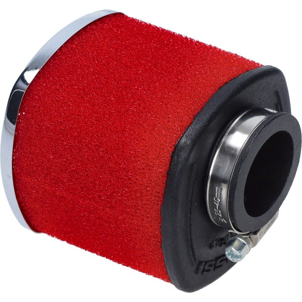 Powerfilter Malossi MHR recht universeel 32 mm E14 rood/chroom 0411450