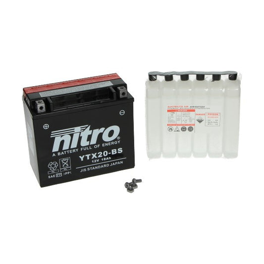 Motoraccu Nitro NTX20-BS/YTX20-BS