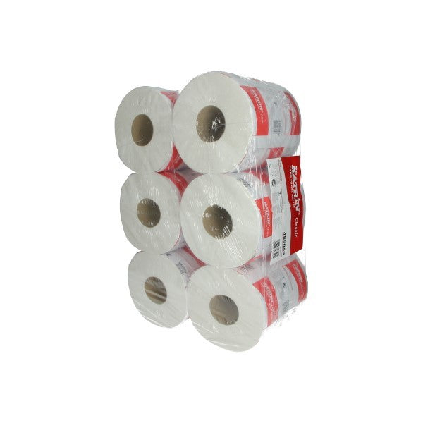 Katrin rolhanddoekpapier M wit 300 m x 20,5 cm - 6 rollen