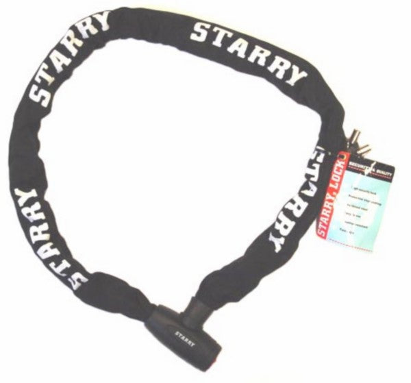 LYNX Starry kettingslot vaste kop 95 cm zwart