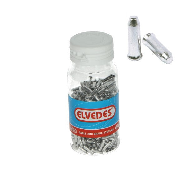 Elvedes anti-rafeldop aluminium 2,30 mm - 500 stuks