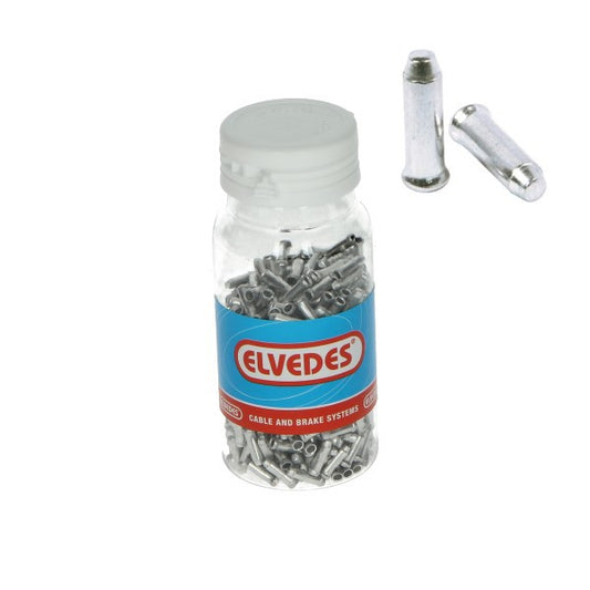 Elvedes anti-rafeldop aluminium 2,30 mm - 500 stuks