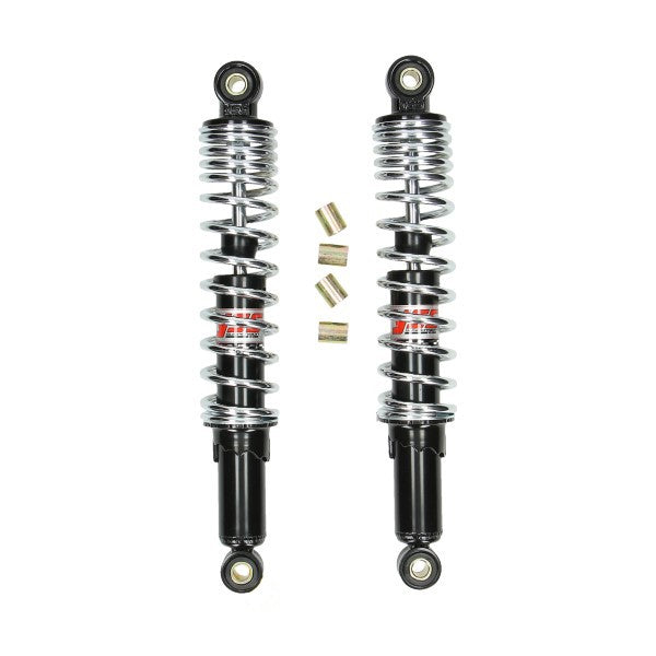 YSS Pro-X schokbrekerset 340 mm zwart/chroom Puch Maxi RD220-340P-01-81