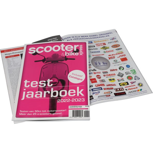 Scooter&BikeXpress Testjaarboek 2022/2023 met complete catalogus
