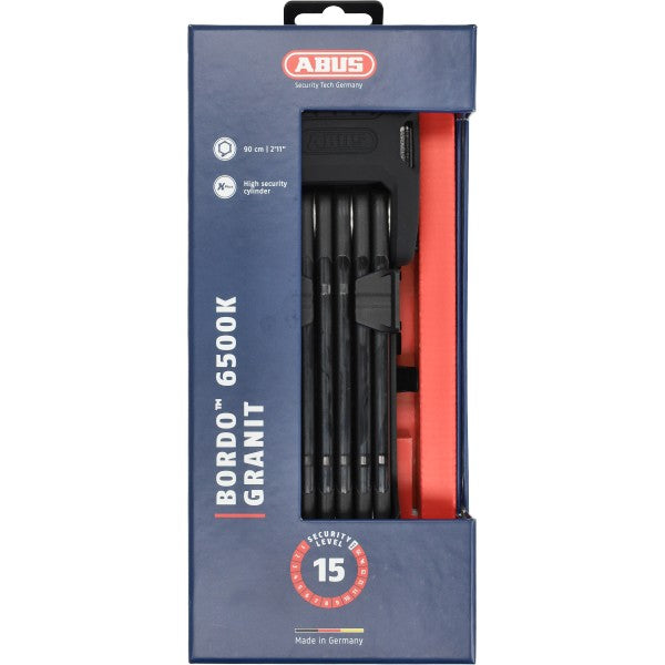 ABUS BORDO Granit XPlus 6500/85 vouwslot ART 2-sterren