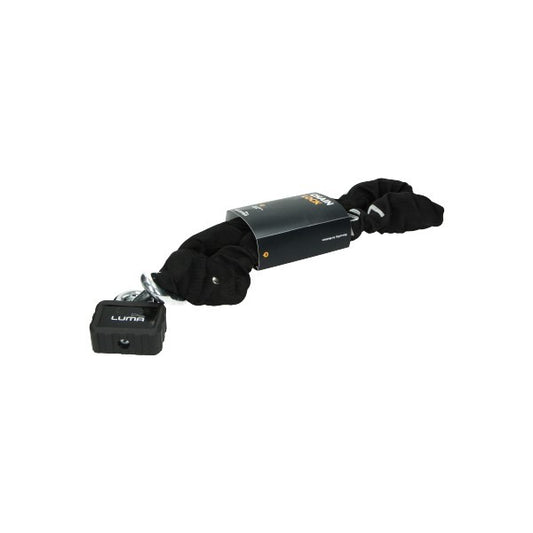 Luma kettingslot met hangslot ART 5-sterren 120 cm zwart