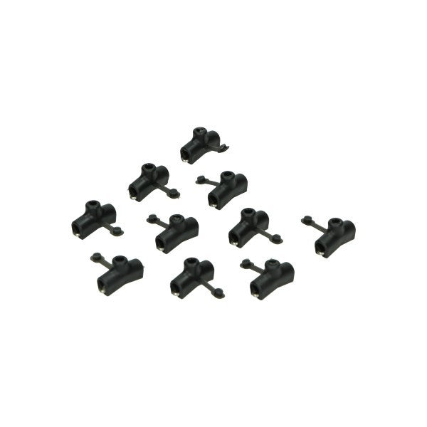 Smeernippel buitenkabel zwart | zakje 10 stuks