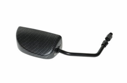 Sportspiegel DMP rechthoekig F1 M8/M10 carbon