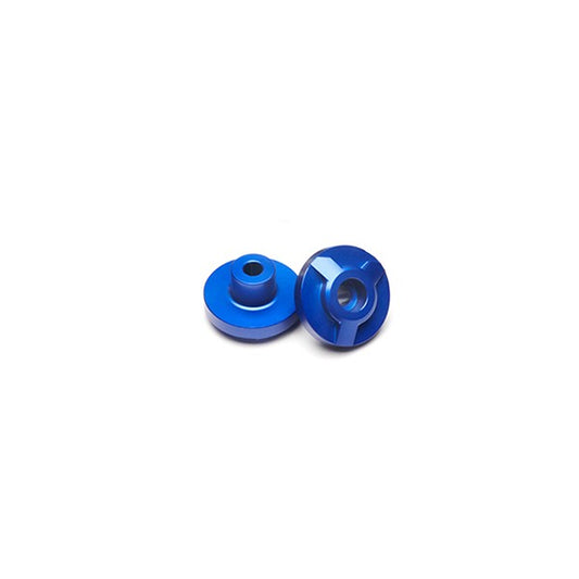 Yasuni stuurbalansgewicht set aluminium CNC Pro Race 22,2 mm blauw