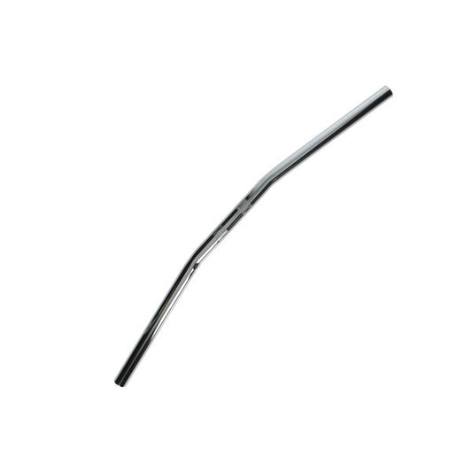 Stuurpijp recht 650 mm chroom 22 mm bromfiets