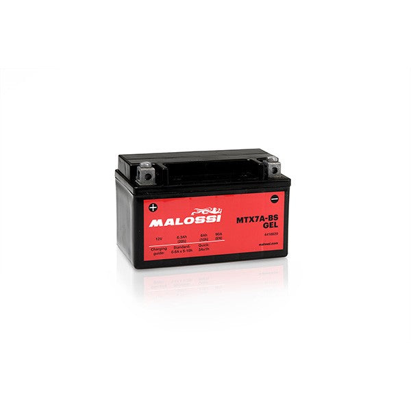 Malossi MTX7A-BS SLA/GEL accu voor Peugeot, Kymco en SYM 4T