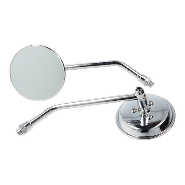 DMP ronde spiegel 80 mm verstelbaar 10 mm chroom linkse draad