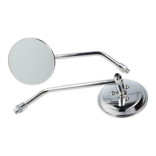 DMP ronde spiegel 80 mm verstelbaar 10 mm chroom linkse draad