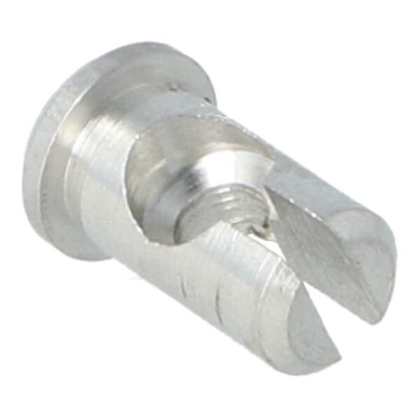 Domino haak-in nippel aluminium