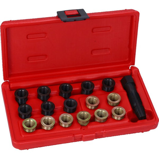 Reparatieset bougiegat D 12 mm 17-delig universeel