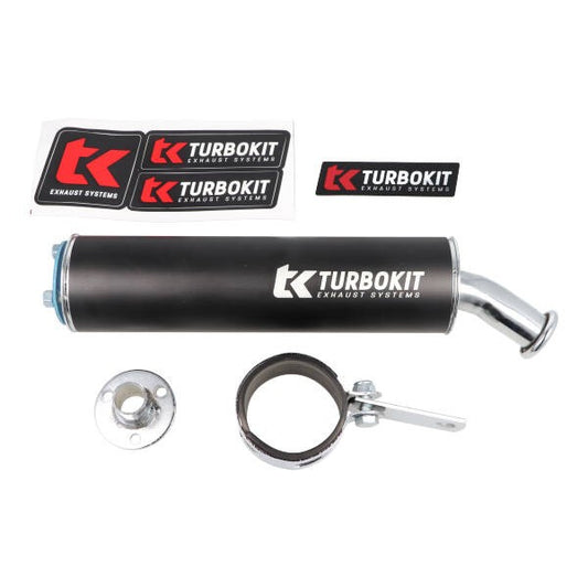 Nademper Turbokit universeel 60x225mm 3-bouts zwart