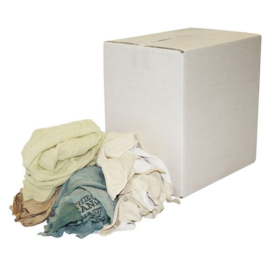 Werkplaats poetslappen bonte tricot/badstof 5 kg