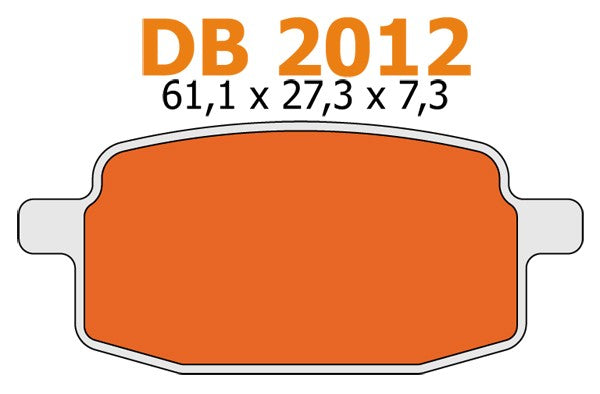 Remblokset Delta voor Arriva, Baotian, Big Max, BTC Old Classic, Dax, Monkey, Scorza, V-Clic DB2012