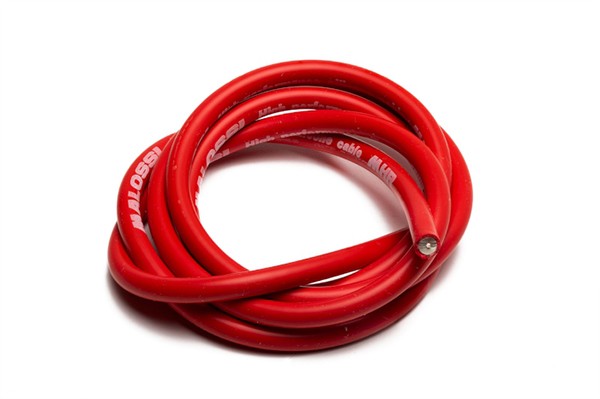 Bougiekabel Malossi universeel 50 cm Ø7 mm rood 2219144B