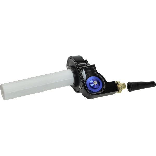 Gashendel Power1 Speed haaks blauw voor scooter en bromfiets