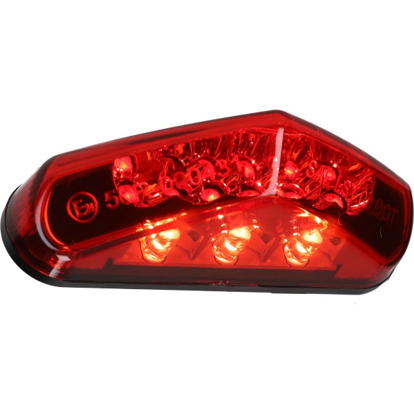 Achterlicht DMP LED 84mm rood E-keur universeel