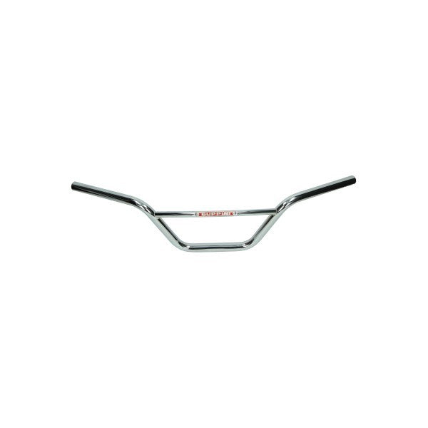 Stuur Cuppini middel hoog chroom voor bromfiets