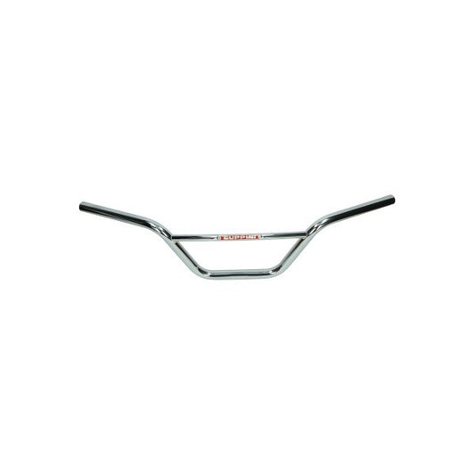 Stuur Cuppini middel hoog chroom voor bromfiets