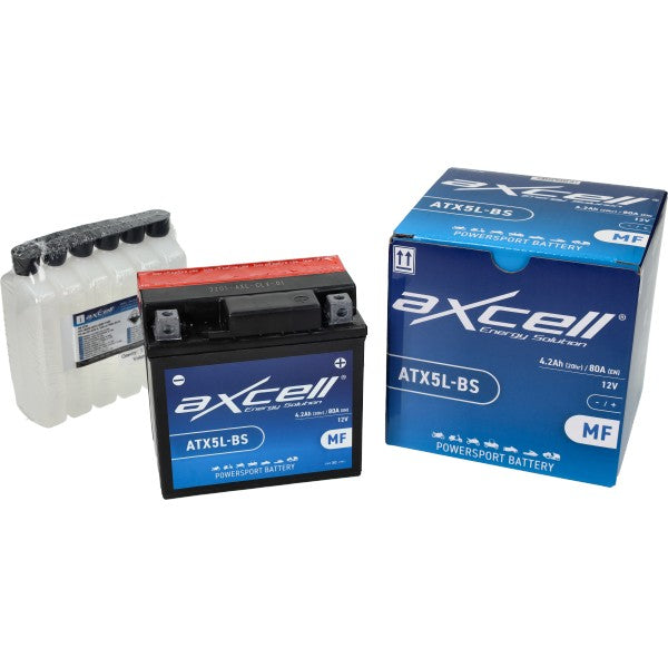 ATX5L-BS/YTX5L-BS accu Axcell voor scooter
