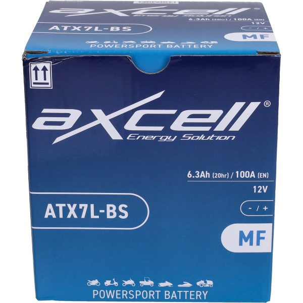 ATX7L-BS/YTX7L-BS accu Axcell 12V voor Zip 4T