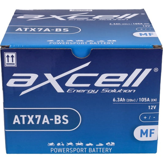 Scooteraccu Axcell ATX7A-BS/YTX7A-BS voor Peugeot/Kymco/SYM
