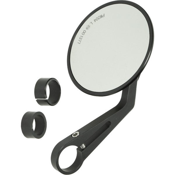 Bar end spiegel rond mat zwart - GTS, Sprint en Zip 4T