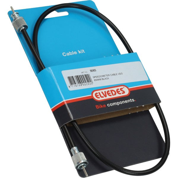 Kilometertellerkabel Elvedes VDO/VDO 65cm zwart 9065