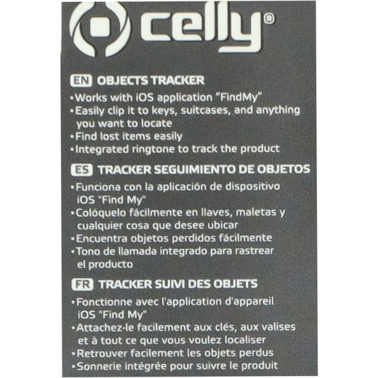 smartfinder Celly tracker werkt via Iphone App airtag zwart bromfiets, fatbike, Minicar, motorfiets, scooter