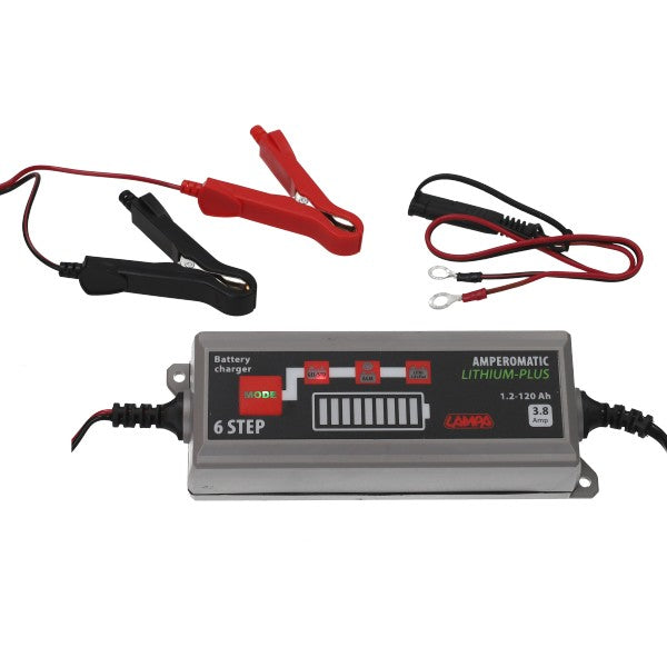 Slimme acculader Lampa Amperomatic Lithium Plus 12V 3,8A 70177