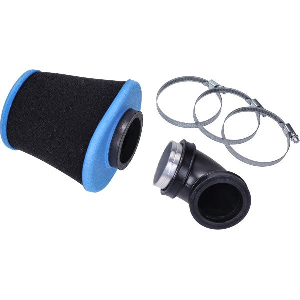 Polini Powerfilter conisch 21-34 mm met bocht voor PWK