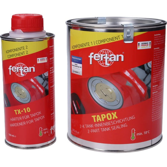 Fertan TAPOX benzinetankcoating set 285 ml + 160 ml