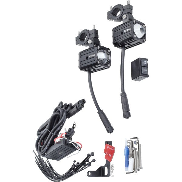 LED verstralerset motorfiets universeel 12V 50W draadloos RB-MAX