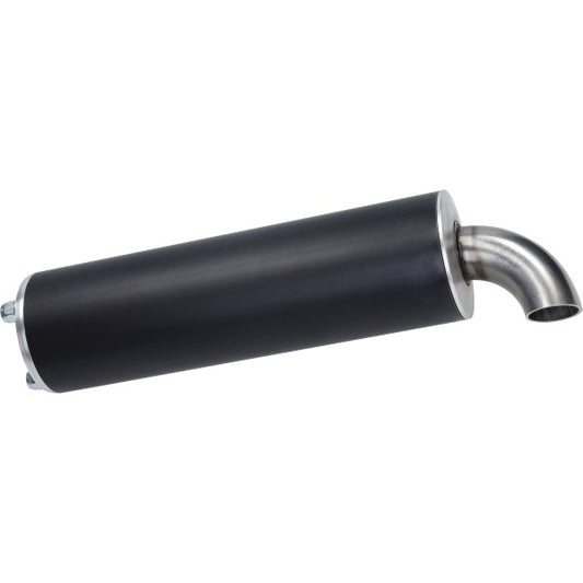 BGM uitlaatdemper 3-bouts 60mm 70-100cc zwart