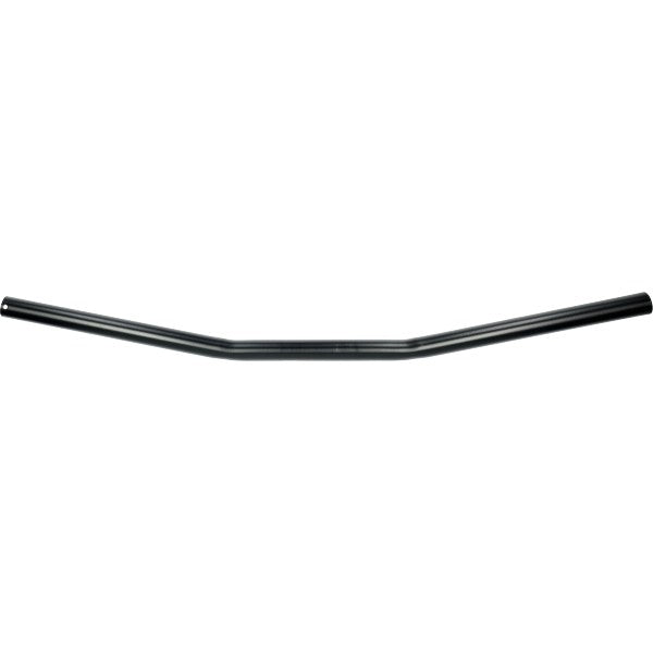 Recht stuur 650 mm zwart 22 mm bromfiets