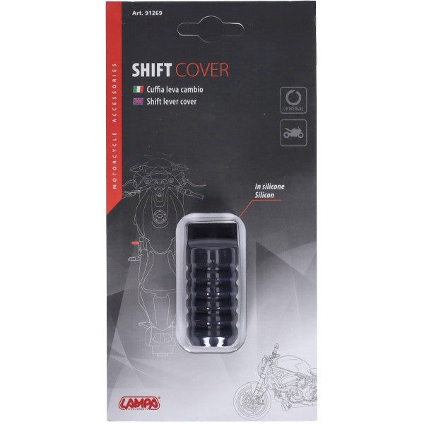 Schakelpedaal beschermhoes Lampa universeel zwart 91269