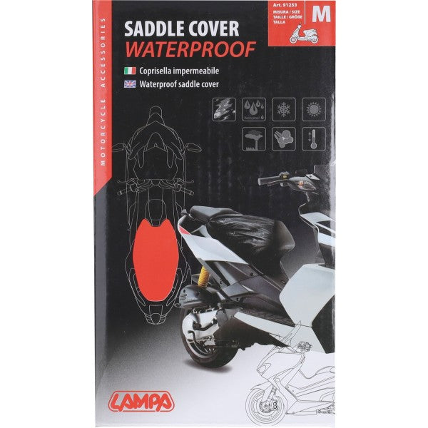 Lampa buddyseat beschermhoes waterdicht 62x92 cm M zwart