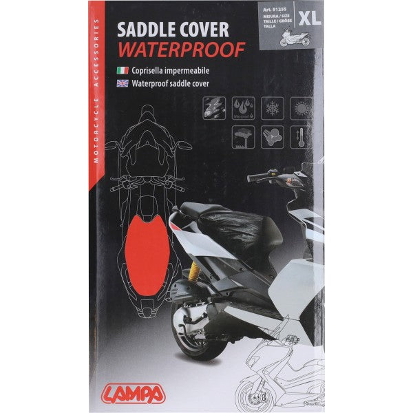 Buddyseat beschermhoes Lampa waterdicht XL 80x118 cm zwart 91255